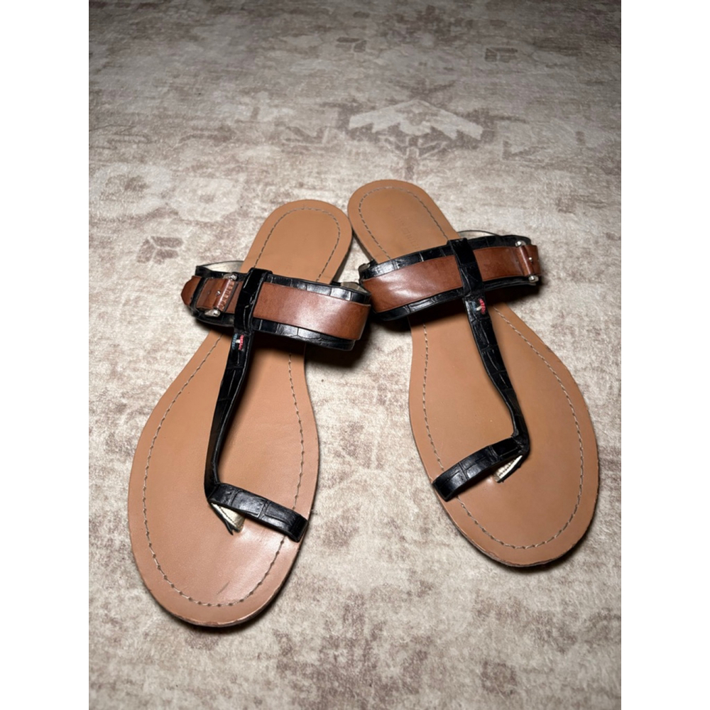 Tommy Hilfiger Brown and Black Summer Sandals